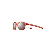 julbo boomerang lunettes de soleil mixte enfant, rouge/gris clair, fr : xxs (taille fabricant : 4-6 ans)