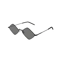 lunettes de soleil saint laurent sl 302 lisa black/grey 55/17/145 unisexe