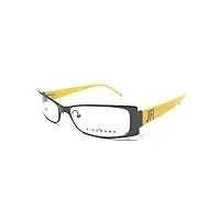 john richmond jr 054 lunettes de vue pour femme canne de fusil et jaune 02 strass