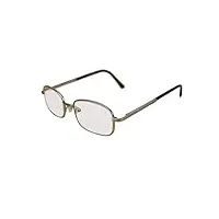ersd lunettes de vue plein cadre classiques, lentille claire de lunettes de vue vintage pour hommes décoratif élégant (couleur : clear)