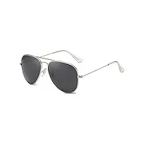 lumisyne rétro lunettes de soleil polarisées pour homme femme style pilote uv 400 protection miroir lentille monture en métal lunette de vue conduite voyage