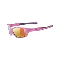 uvex sportstyle 507 - lunettes de soleil pour enfants - effet miroir - bandeau compris - pink purple/pink - one size