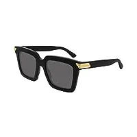 bottega veneta lunettes de soleil bv1005s black/grey 53/21/145 femme