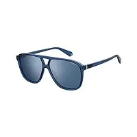 polaroid pld 6097/s lunettes de soleil, bleu, 58 mixte adulte