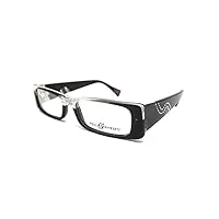paolo seminara lunettes de vision pour femme t434 aabienne noir et blanc strass