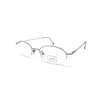 web nylor 2275 lunettes de vue pour homme et femme argent 096l ovale calibre 49