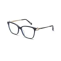 lunettes de vue chopard vch 246 s navy sparkle 0wa2, bleu marine scintillant 0wa2, 55/16/140