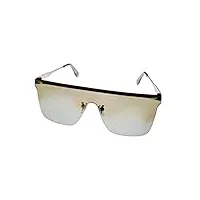 converse h119 lunettes de soleil pour homme avec monture frontale plate en métal et verres fumés, gris acier foncé, m