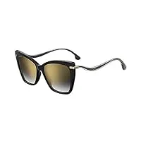 jimmy choo lunettes de soleil selby/g/s black/grey shaded 57/16/145 femme