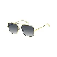 marc jacobs marc 486/s sunglasses, gold, 56 unisex
