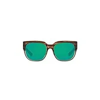 costa del mar water woman ii, lunettes de soleil femme, jade/vert miroir, polarisé, 580 g