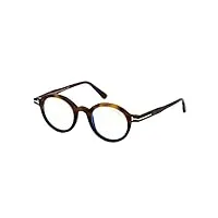 tom ford lunettes de vue ft 5664-b blue block havana 45/22/145 femme