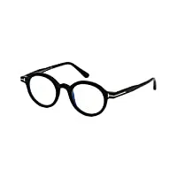 tom ford lunettes de vue ft 5664-b blue block shiny black/blue filter 45/22/145 femme