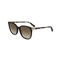 longchamp lo612s, lunettes de soleil femme, black/havana, 54