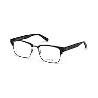 lunettes de vue guess gu 50007 -d coupe asiatique 002 mat noir
