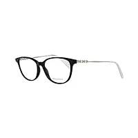 lunettes de vue emilio pucci ep 5137 001 noir brillant front, temples or pale, blanc