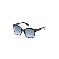 adidas or0012 lunettes de soleil, matte black/smoke mirror, 54 femme
