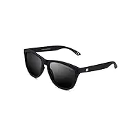 clandestine model matte black p - lunettes de soleil polarisées nylon hd homme & femme