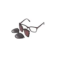 tom ford lunettes de vue ft 5641-b .c blue block shiny fuchsia dark havana clip on 53/15/140 femme