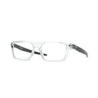 oakley lunettes de soleil mixte ,transparent ,55