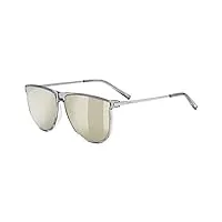 uvex lgl 47 - lunettes de soleil pour hommes et femmes - effet miroir - catégorie de filtre 3 - clear/mirror gold - one size