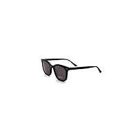 calvin klein ck20538s-001 lunettes de soleil, black/solid smoke, taille unique mixte