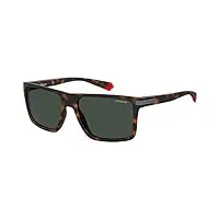 polaroid pld 2098/s sunglasses, ab8/m9 havana grey, 56 mens