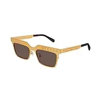 stella mccartney lunettes de soleil sc0237s gold/brown 54/17/150 femme