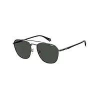 polaroid pld 2106/g/s sunglasses, v81/m9 dkruth black, 57 mens