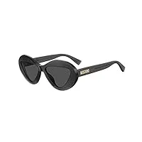 moschino femme mos076/s lunettes de soleil, gris, 55
