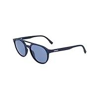 lacoste mixte l881s-414 lunettes de soleil, bleu, taille unique eu