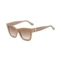 jimmy choo s lunettes de soleil, kon/ha nude glitter, taille unique mixte