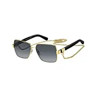 marc jacobs marc 495/s sunglasses, gold, 58 mm unisex