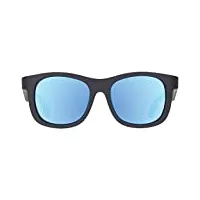 babiators - lunettes de soleil uv polarisées pour enfants - the scout - noir