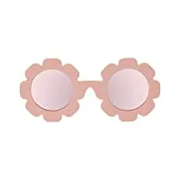 babiators - lunettes de soleil uv polarisées pour fille - the flower child - rose, rose bonbon, ages 3-5y