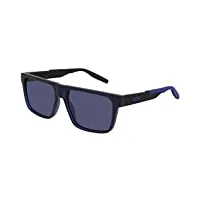 puma lunettes de soleil pu0315s blue/blue 56/15/145 unisexe