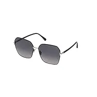 tom ford lunettes de soleil claudia-02 ft 0839 shiny black/grey 62/16/140 femme