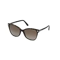 tom ford lunettes de soleil ani ft 0844 dark havana/brown 58/18/140 femme
