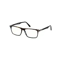 tom ford lunettes de vue ft 5681-b blue block dark havana 52/16/145 homme