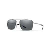 smith mixte résultat : lunettes de soleil, argenté/gris, taille unique