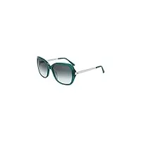 calvin klein ck21704s lunettes de soleil, milky bistro green, taille unique femme