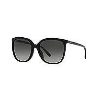 michael kors 0mk2137u lunettes de soleil, black/grey shaded, 57 unisex