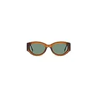 komono dax bronze lunettes de soleil unisexes ovales en bio-nylon pour homme et femme avec protection uv et verres résistants aux rayures