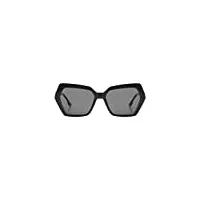 komono poly black tortoise lunettes de soleil unisexes hexagonales en bio-nylon pour homme et femme avec protection uv et verres résistants aux rayures
