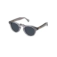 x-lab lunettes de soleil mod. hokkaido, lunettes unisexes, 47mm (gris, fumée)