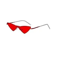 amfg triangle lunettes de soleil pour hommes et femmes style hip-hop style lunettes de soleil décoratifs chat lunettes de lune (color : c)