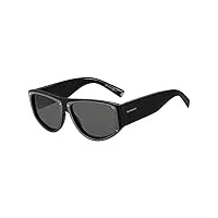 givenchy gv 7177/s, lunettes de soleil mixte, noir, taille unique