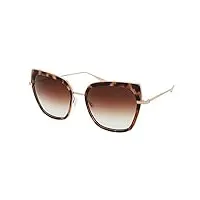 lunettes de soleil barton perreira bp0058 solstress leo pattern/brown shaded 57/19/145 femme
