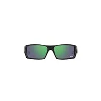 oakley gascan nfl collection oo9014 lunettes de soleil rectangulaires pour homme noir mat/jade prizm 60 mm