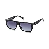 marc jacobs marc icon 096/s sunglasses, black grey, 57 unisex